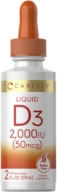 칼라일 액상 비타민 D3 2000 IU, 1개, 59ml