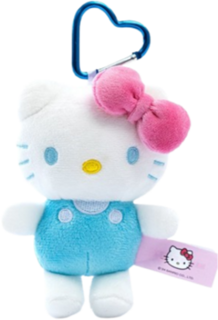 산리오 키링 인형 마스코트 백꾸 가방고리 10cm 13cm, 1개, 라이트 블루 키티