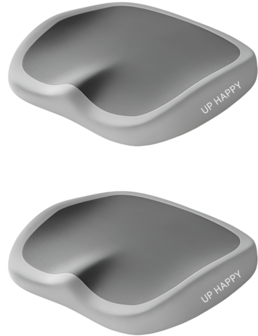 유피해피 푹신한 메모리폼 의자 방석 2P