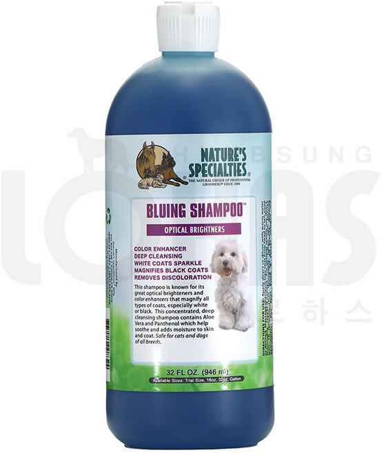 협성로하스 블루잉 강아지 샴푸 화이트닝 백모, 946ml, 1개