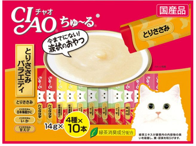 챠오츄르 고양이 버라이어티 짜먹는 간식, 닭가슴살, 560g, 1개