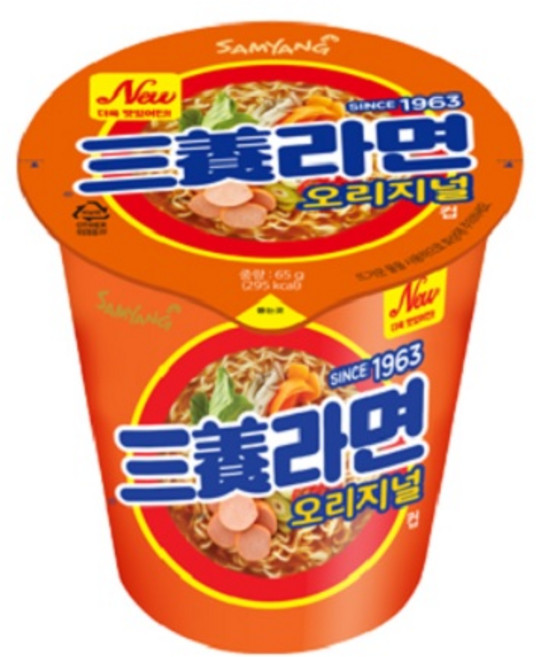 삼양라면 컵 65 g, 36개