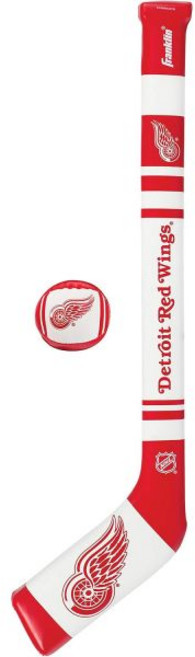 프랭클린 스포츠 NHL 팀 미니 소프트 하키 스틱 세트 폼 스틱과 공 훌륭한 장난감, Detroit Red Wings
