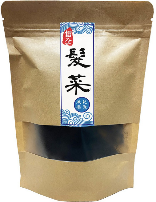 信全 髮菜，大漠珍饈，人工栽植，富含膳食纖維，各式料理皆宜, 1