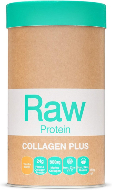 Amazonia Raw Protein 아마조니아 천연 단백질 콜라겐 플러스 바닐라 메이플 450g, 1개