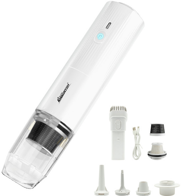 AIBORTEK 無線手持吸塵器 超強吸力 雙色可選 R3D197, White, 吸塵器