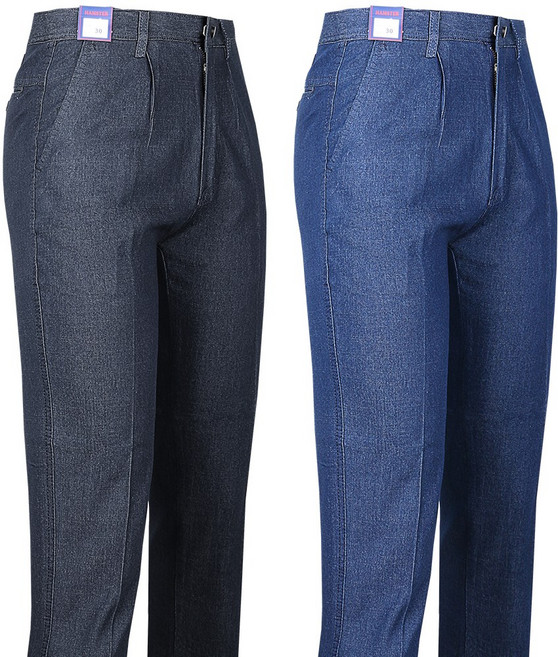 [1+1] K-TEXB무지스판청바지 남자 남성 데님 신축성 중년 작업복 등산복 아웃도어 빅사이즈 단체