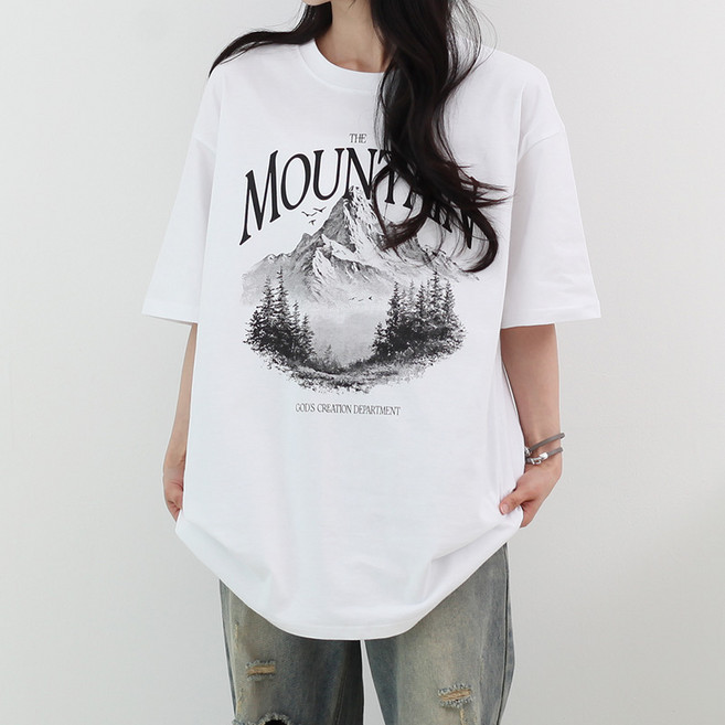 루나샵 마운틴 반팔 티셔츠