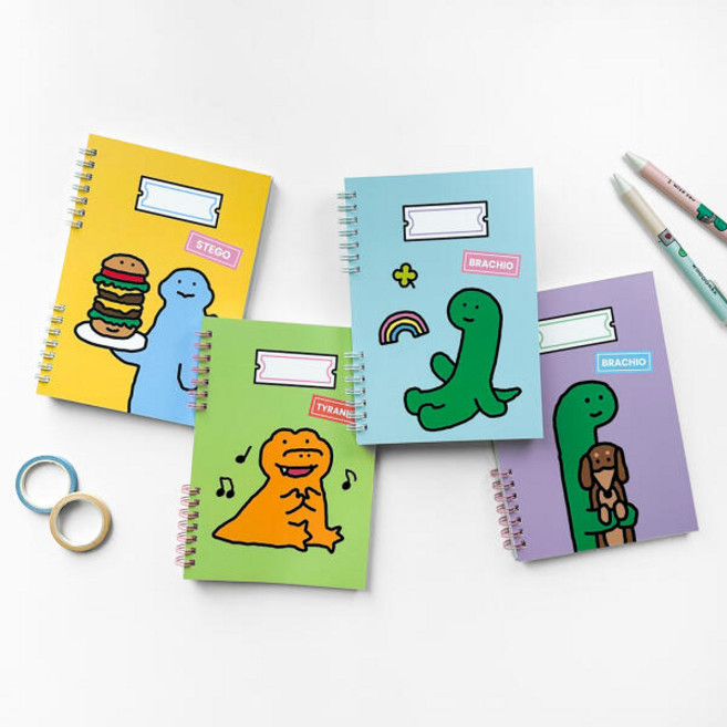 아트박스/조구만 상하 스프링 노트, 퍼플, 1개