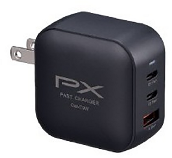 PX 70W 氮化鎵快速充電器 2C1A, 1個