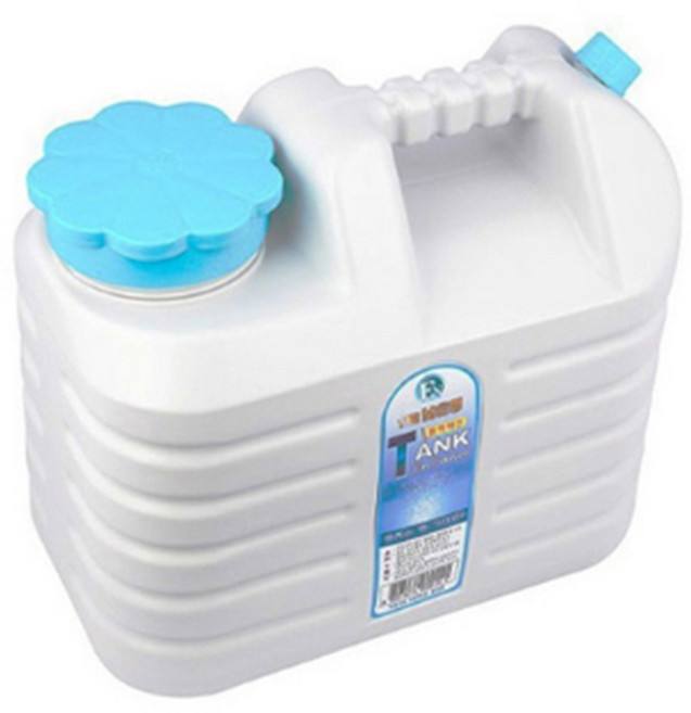 손잡이 약수물통 말통 10리터 야외 물통, 1개