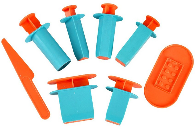 캐스비 네이처 벽돌찍기틀 모래놀이, 혼합색상, 177g, 1개