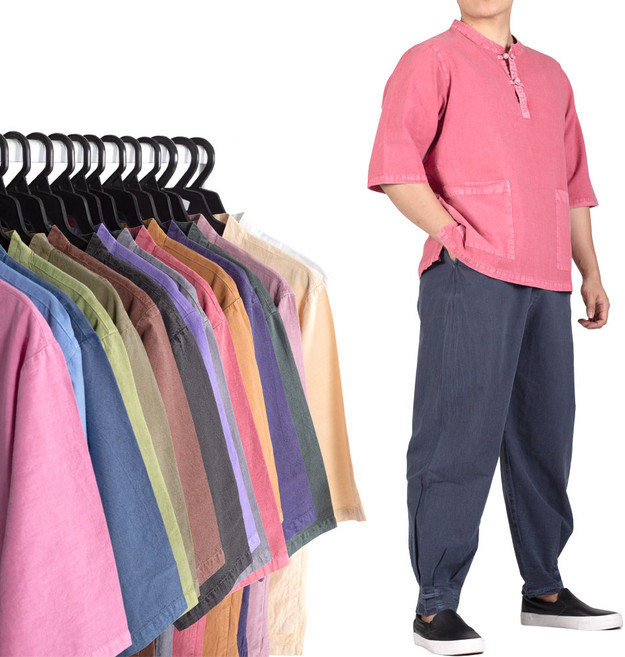 매듭우리옷 MC111 내 맘대로 코디 상하의 단품구성 면30수 여름 생활한복 남성여성 커플 개량한복 법복 절복