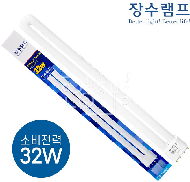 장수 형광등 FPL32W FPL32EX-D, 1개