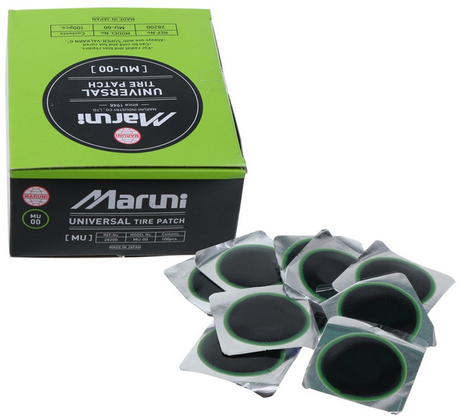 SMC 일본 MARUNI 타이어 펑크패치 마루니 타이어 수리패치, 02. MU-00 10장, 1개