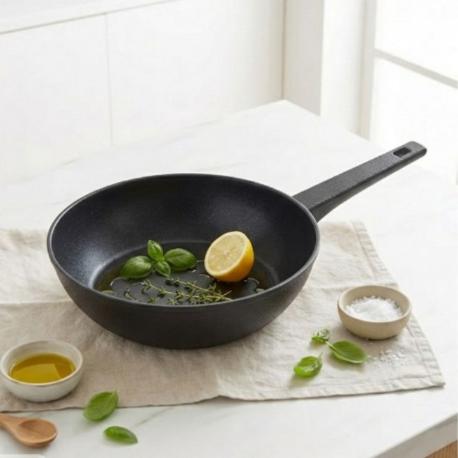 키친아트 에코A 궁중팬28cm 웍프라이팬, 1개, 28cm