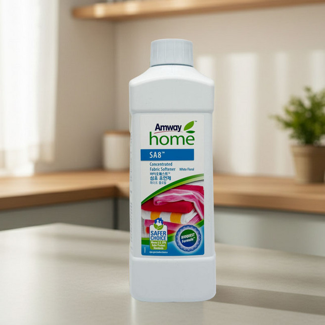 암웨이 SA8 바이오퀘스트 농축 섬유유연제 화이트 플로럴 본품, 1L, 1개