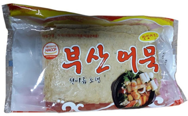 에스제이푸드 부산어묵 한아름오뎅 사각어묵, 24개, 800g