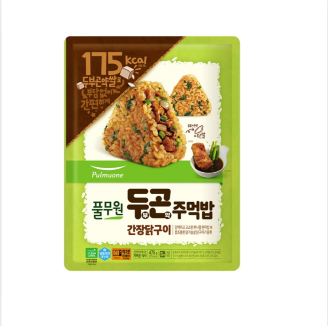 풀무원 두부곤약주먹밥 간장닭구이(5개입), 5개