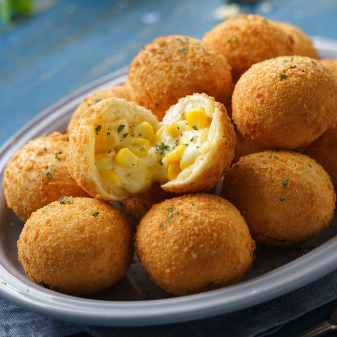 [하우스원푸드] 델리 콘 치즈볼 냉동 생지 (900g x 1봉), 1개, 900g