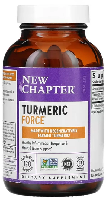 New Chapter 뉴챕터 커큐민 강황 터메릭 120정 1일1정, 1개 - 쿠팡