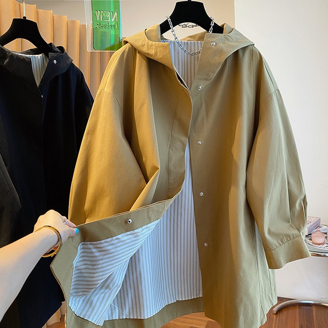 루스리더 여성 심플 데일리 패션 트렌치코트 M837