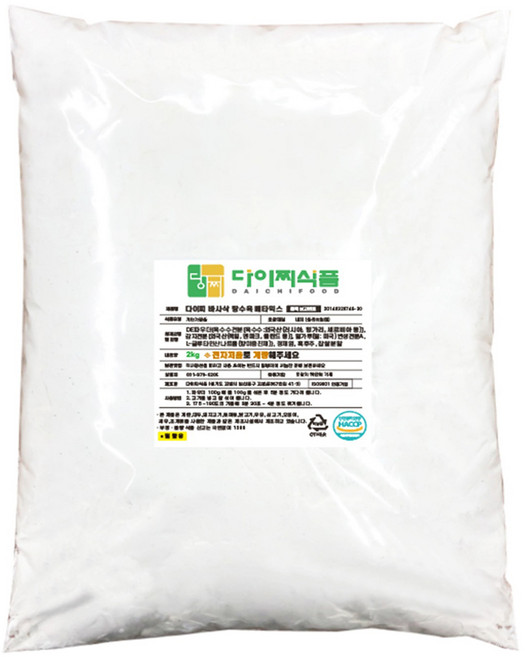 HACCP 다이찌 바사삭 탕수육 전용 베타믹스 분말 2kg, 다이찌탕수육베타믹스, 1개