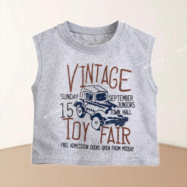 BabyBear 兒童寬袖背心 黑熊貓