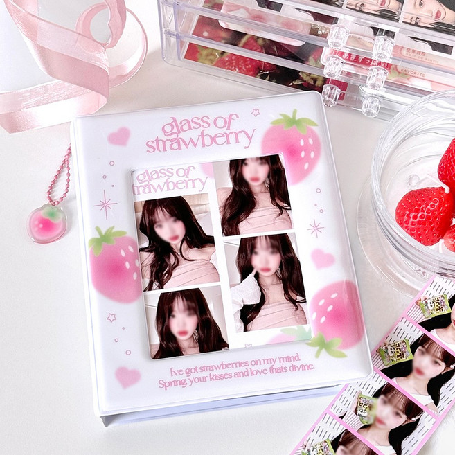 아워모티프 포켓 네컷 앨범, 딸기 한 컵