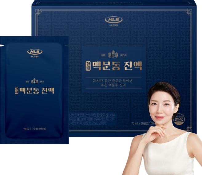 HLB제약 청패 맥문동 진액 100% 사포닌 오피오포고닌D 볶은맥문동, 1박스, 2.1L