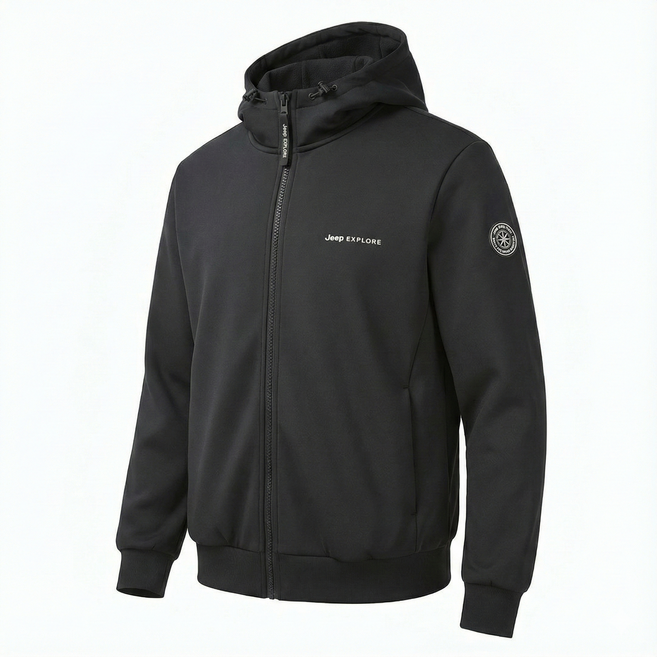 [국내매장판/오늘출발] 지프 JEEP 후드집업 EXPLORE 남녀공용 재킷 러닝 스포츠 아웃도어 후드자켓 3BEAN