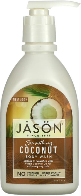 Jason Natural 스무딩 바디워시 코코넛 30 fl oz (887 ml) 2팩, 887ml - 쿠팡