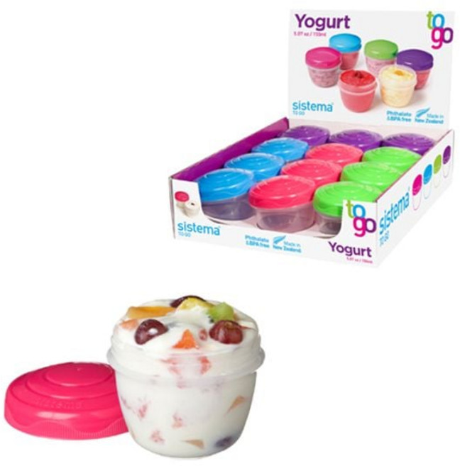 시스테마 투고 요거트통 보관용기 소 150ml yogurt 저장용기 냉장고, 1개
