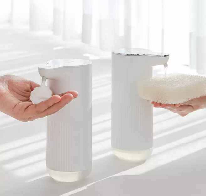 무아스 소프트 버블 & 젤 자동 디스펜서 2P, 1세트, 화이트