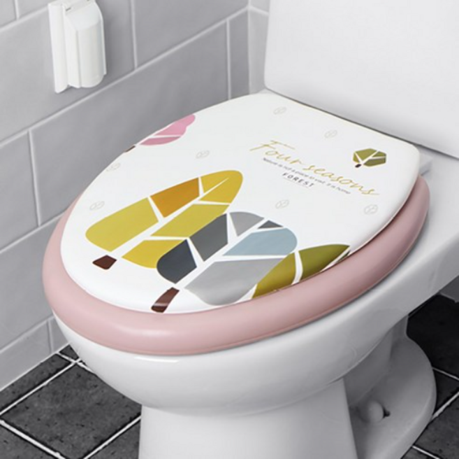 니드코 소프트 변기커버 O형 특대형, PINK., 1개