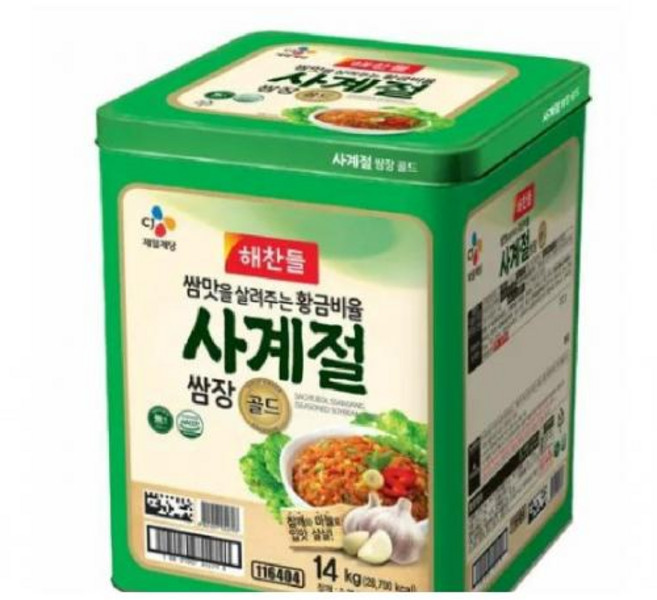 해찬들찰골드고추장 CJ 14KG, 1개