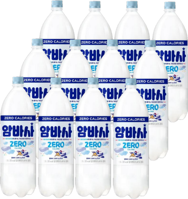 암바사 제로 by 환타, 1.5L, 12개