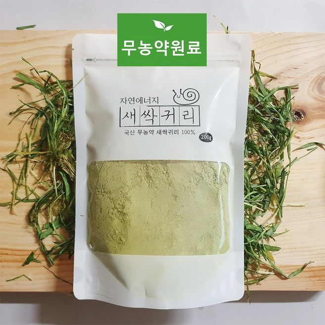 빛가람 노지재배 무농약원료 새싹귀리분말 200g, 4개