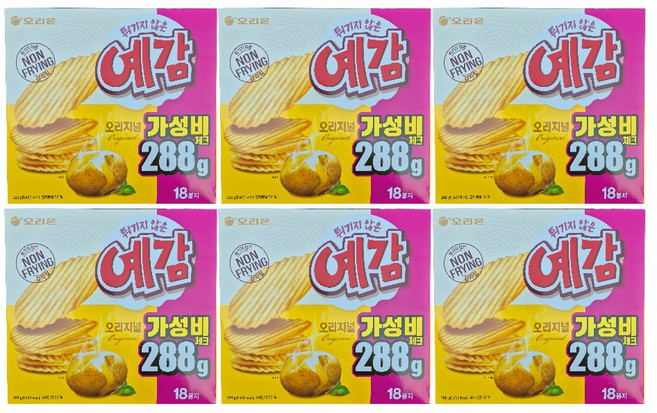 오리온 예감 오리지널 대용량 실속형, 108개, 16g