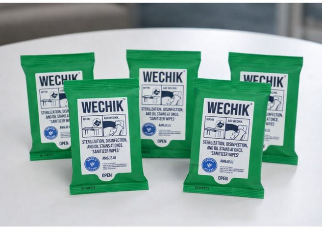 위칙 소독세정티슈 20p, 5개