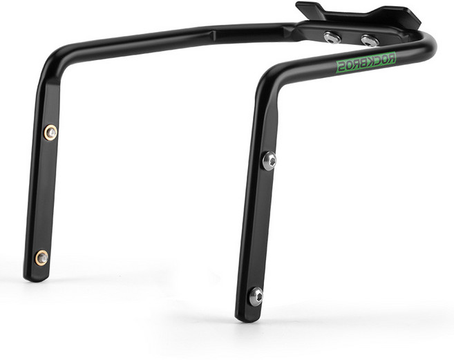 락브로스 물병 더블케이지 브라켓 안장레일 확장형, 블랙, 1개