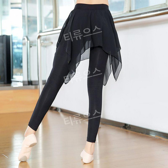 티류으스 여성 3XL 라틴 라인댄스복 레깅스 힙커버 디자인 7부 9부 기장 줌바 스포츠댄스
