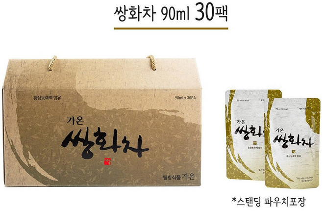 가온 쌍화차 (90ml X 30팩 X 1박스), 1개입, 30개, 90ml