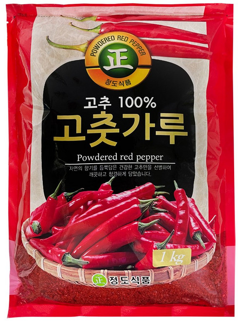 정도식품 고춧가루 1kg, 1개