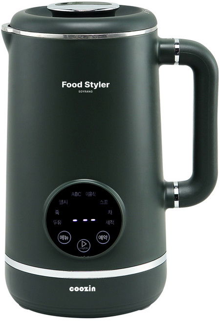 쿠진 푸드스타일러 1L 두유제조기 죽제조기 ABC 건강식, 딥그린