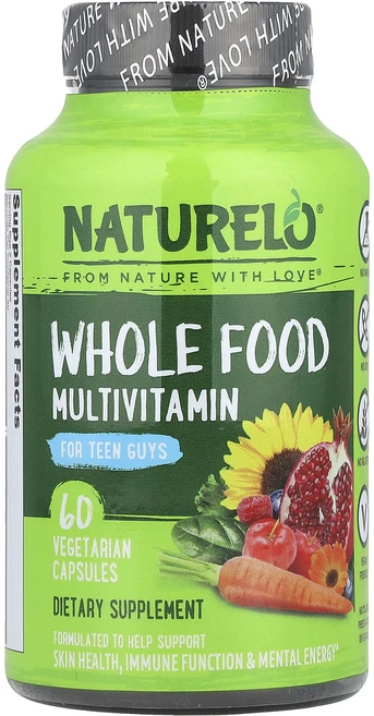 몸관리하세요 겨울입니다 NATURELO 남성용 천연 식품 종합비타민 베지 캡슐 60정 특별관리진행, NATURELO남성용천연식품종합비타민베지캡슐60정, 1개 - 쿠팡