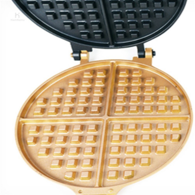 햄나무 인덕션 와플팬 원형 점보원형와플팬22CM, 미니