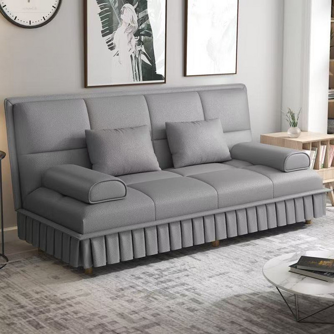 엘티제이 2인용 침대 접이식 소파침대 3인용 소파베드 L025, 그레이