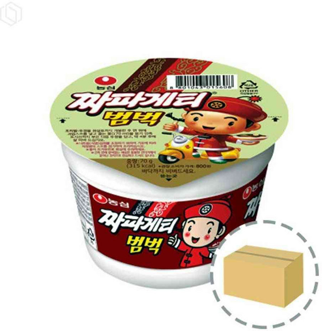 [오늘의택] 짜파게티 범벅 1BOX 30컵 김치큰사발 30컵짜파게티
