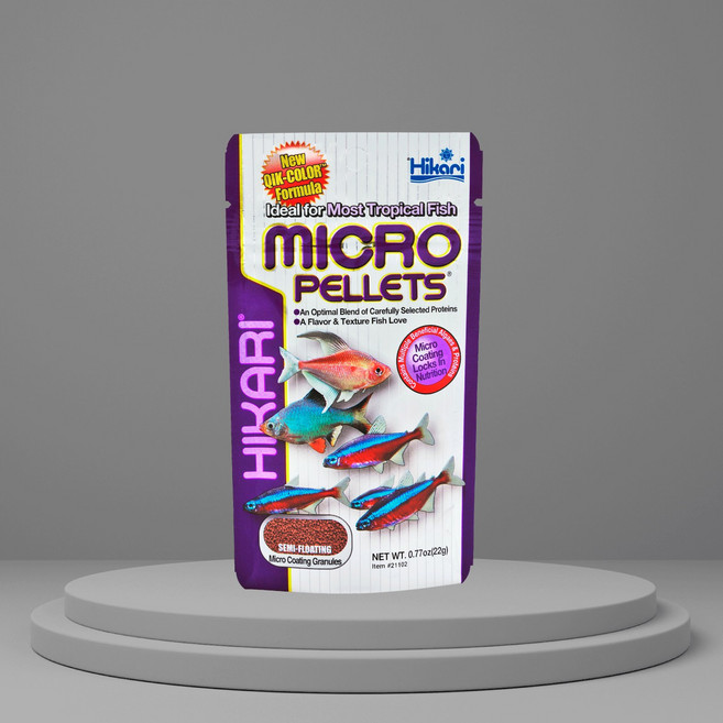 히카리 마이크로 펠렛 소형열대어 발색 강화 사료